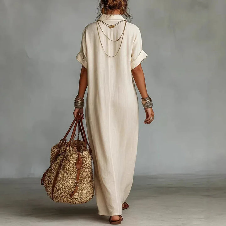 Beyoncé | Women's V Neck Kaftan Dress-Omni Prime Goods