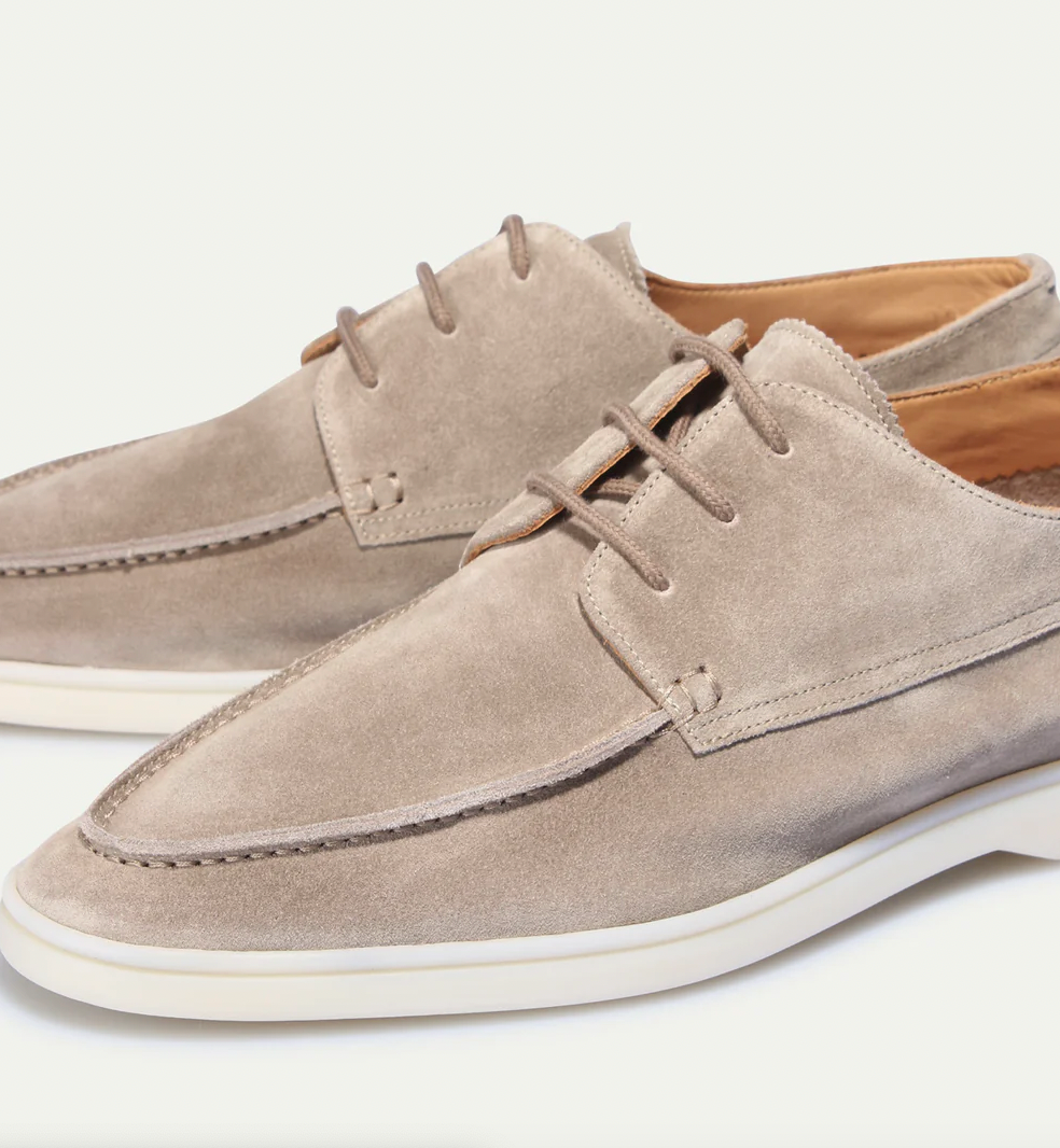 Gustavo | Men's Casual Loafers with Laces | Round Toe Design