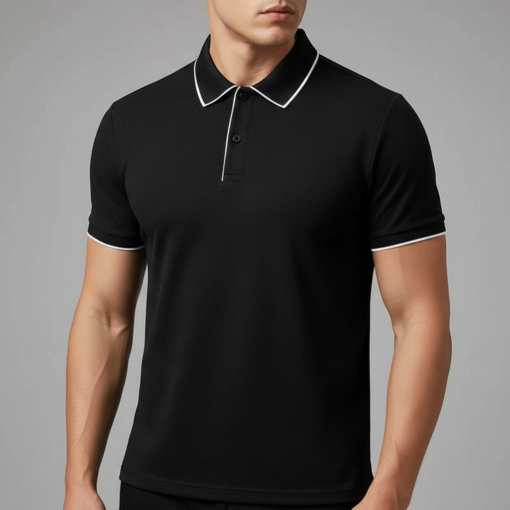 Men's Knit Polo Shirt