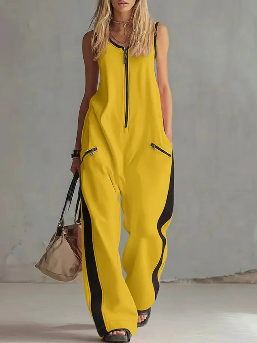 Blake | Women's Loose Fit Utility Jumpsuit-Omni Prime Goods