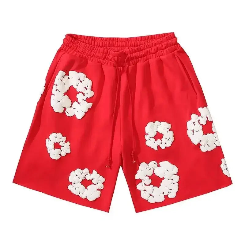 Bloom Floral Shorts Unisex – Premium Summer Streetwear Pants-Omni Prime Goods