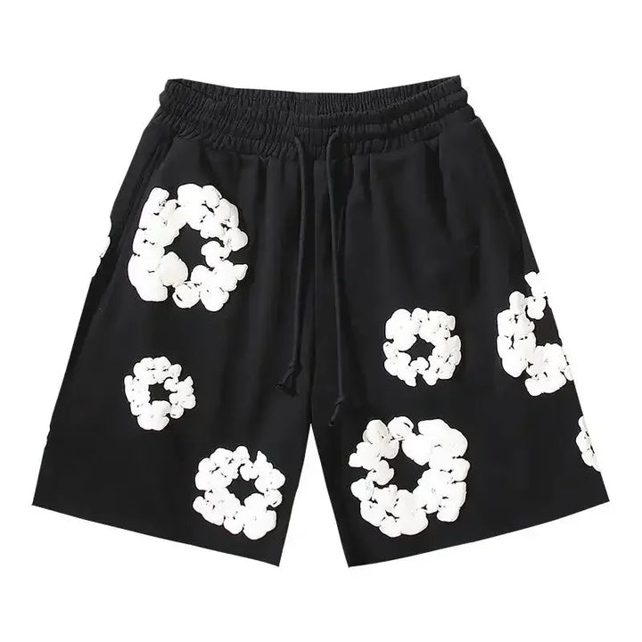 Bloom Floral Shorts Unisex – Premium Summer Streetwear Pants-Omni Prime Goods