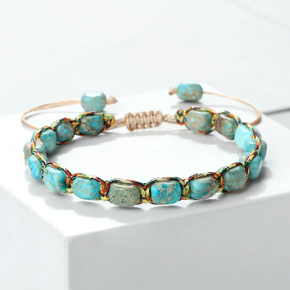 Bohemian Natural Stone Bracelet for Stylish Accessories-Omni Prime Goods