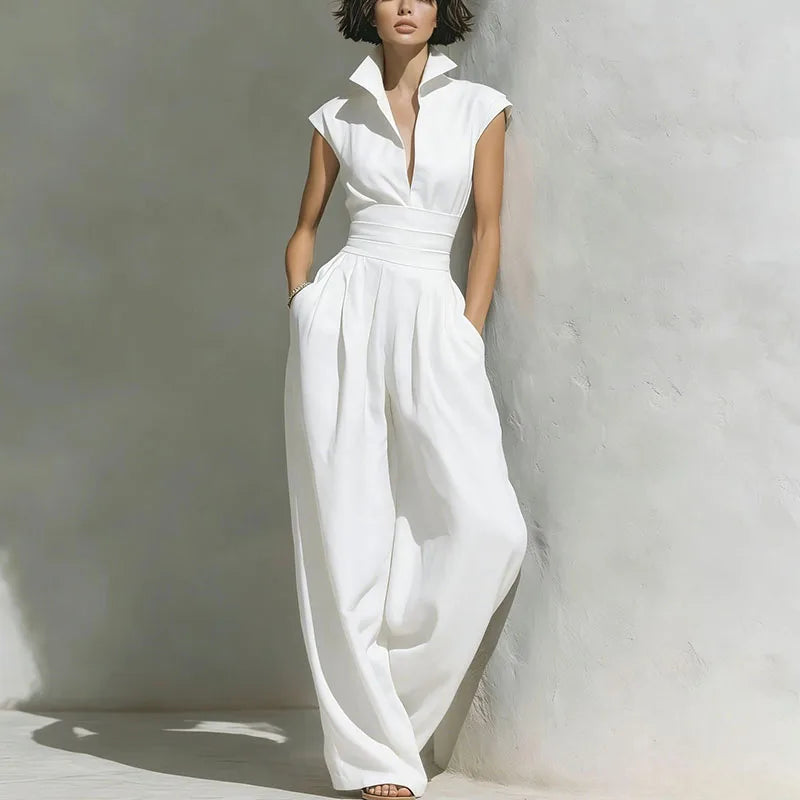 Briar | Women's Comfortable Wide Leg Jumpsuit-Omni Prime Goods