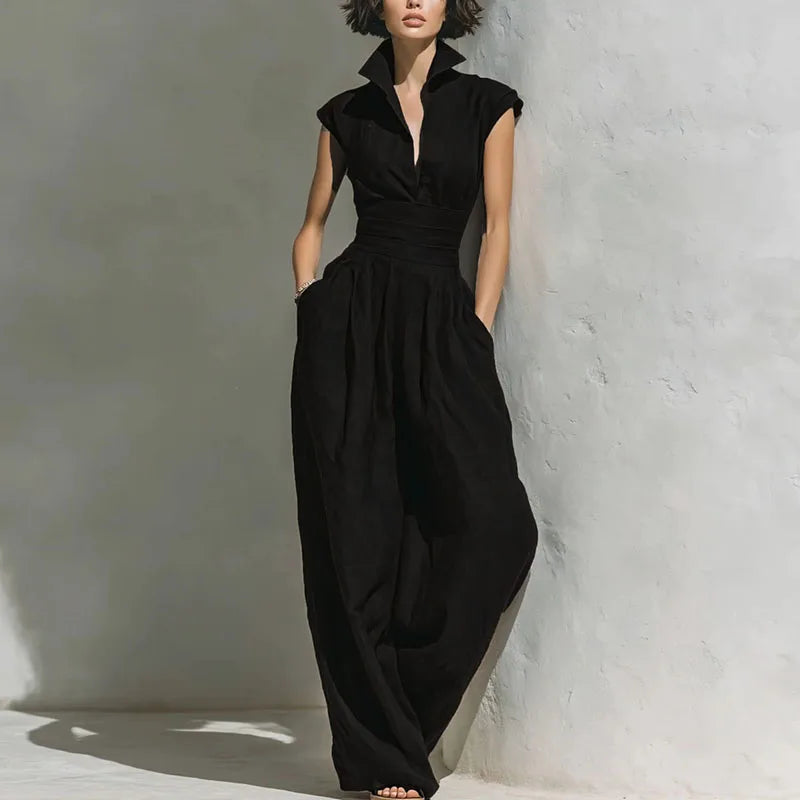 Briar | Women's Comfortable Wide Leg Jumpsuit-Omni Prime Goods