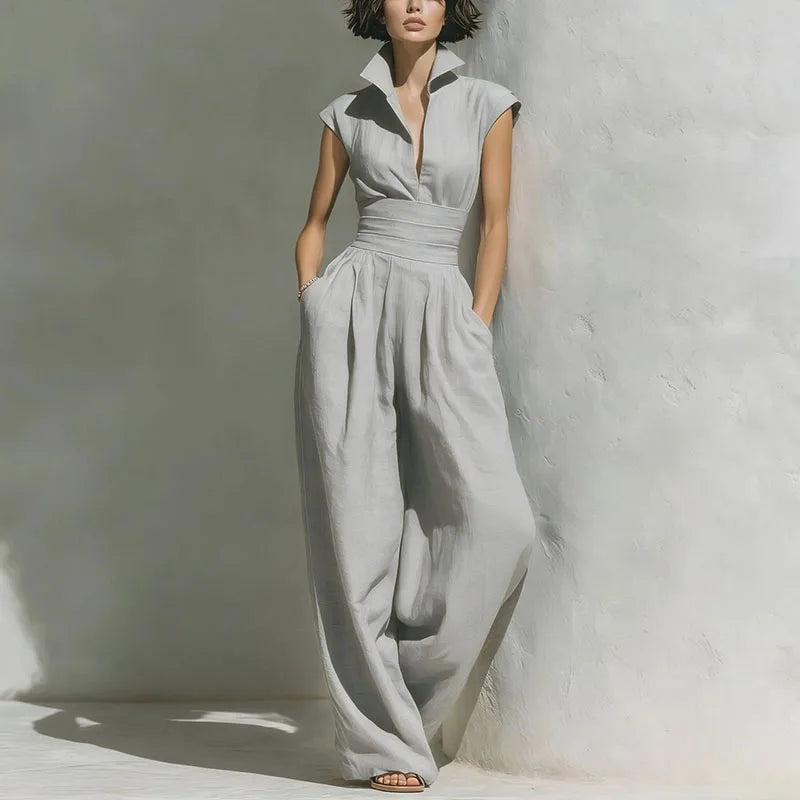 Briar | Women's Comfortable Wide Leg Jumpsuit-Omni Prime Goods