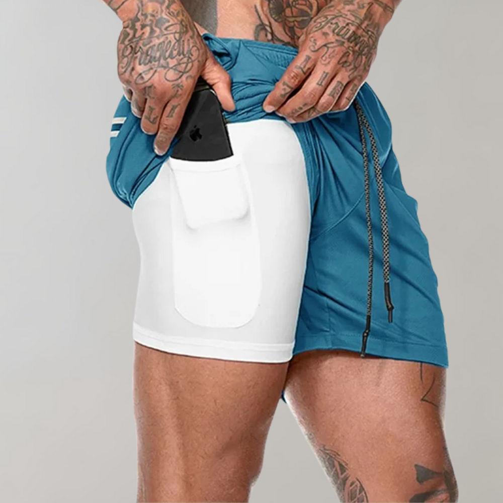 Elliot | Men's 2-in-1 Summer Workout Shorts