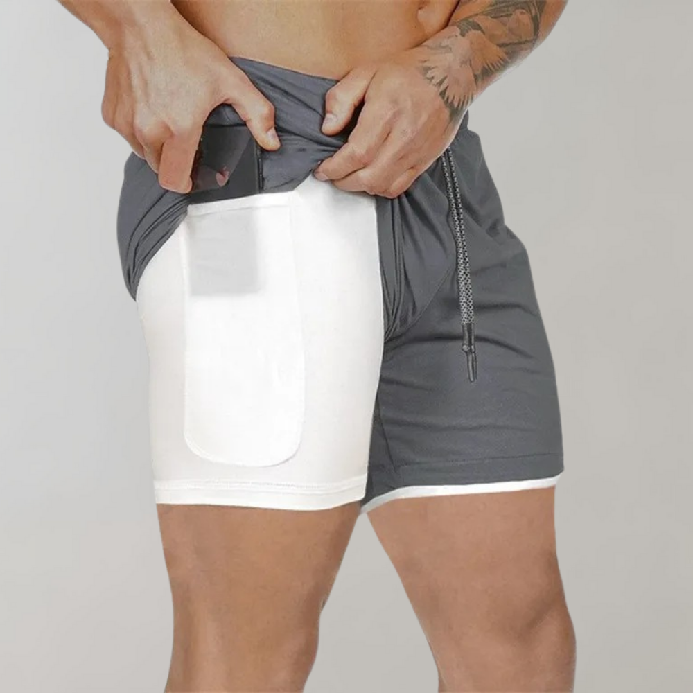 Elliot | Men's 2-in-1 Summer Workout Shorts