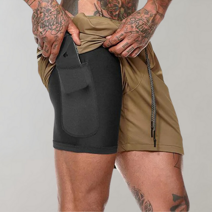 Elliot | Men's 2-in-1 Summer Workout Shorts