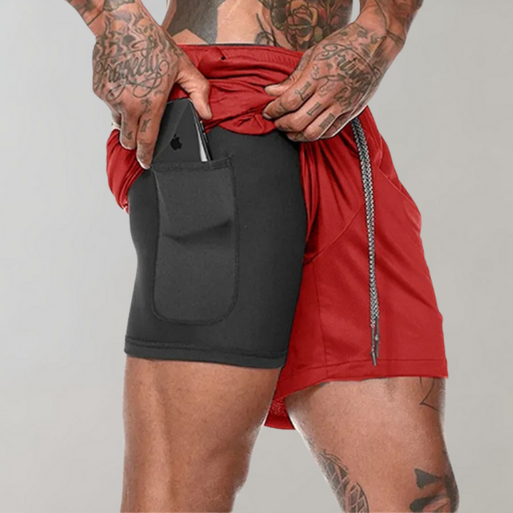Elliot | Men's 2-in-1 Summer Workout Shorts