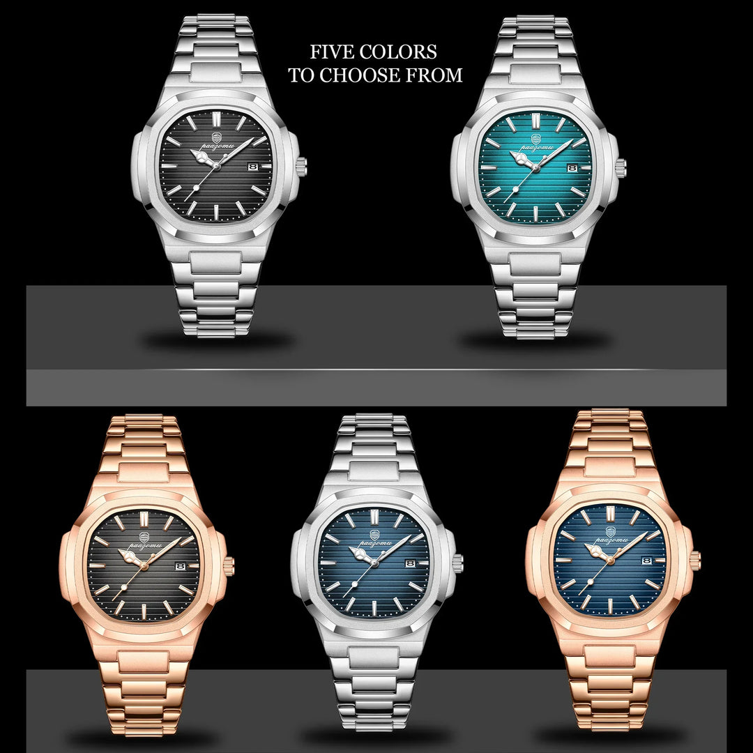 Men's Elegant Stainless Steel Timepiece