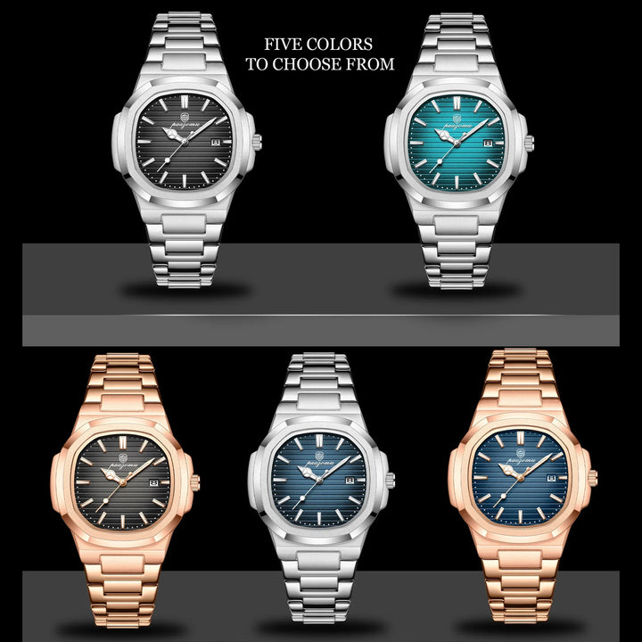 Men's Elegant Stainless Steel Timepiece