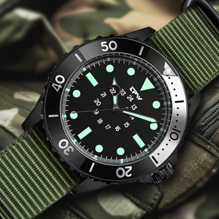 Men's Waterproof Military Dive Watch