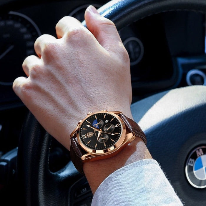 Men's Elegant Analog Wristwatch