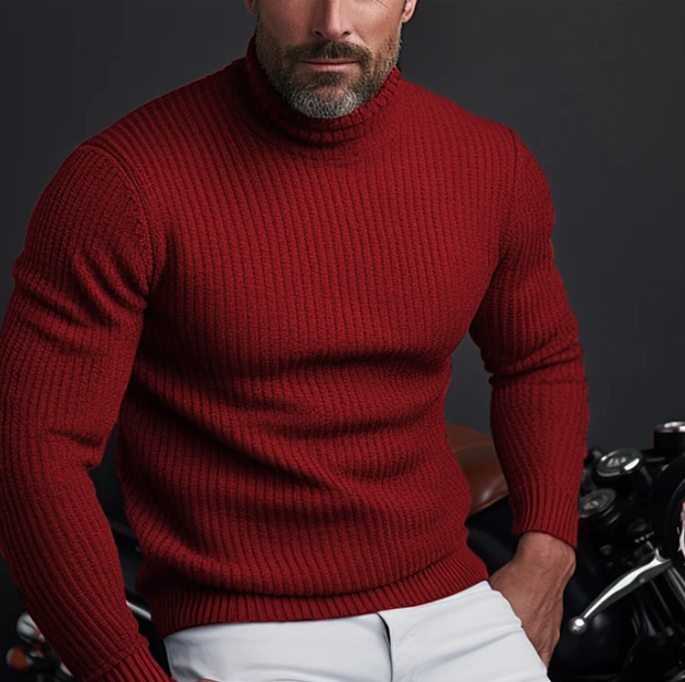 Men's Premium Turtleneck Sweater