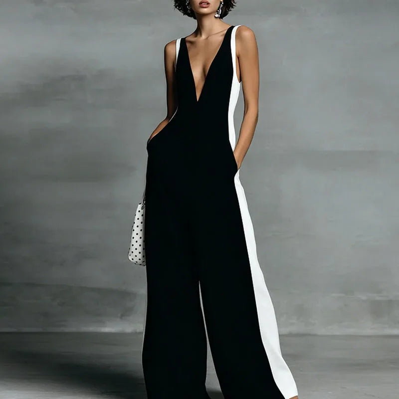 Camella | Women's Wide Leg Jumpsuit-Omni Prime Goods