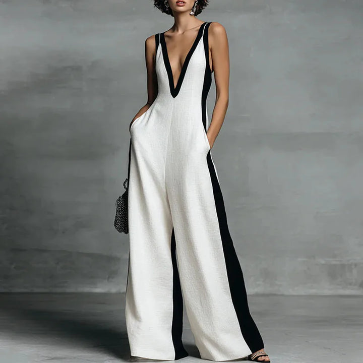 Camella | Women's Wide Leg Jumpsuit-Omni Prime Goods