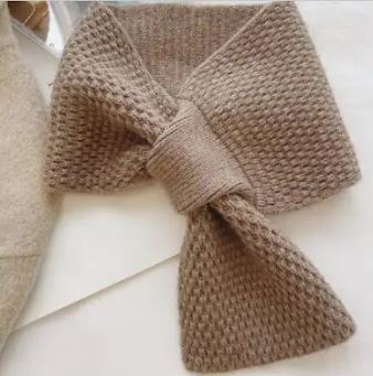 Women's Stylish Bow Design Cozy Scarf