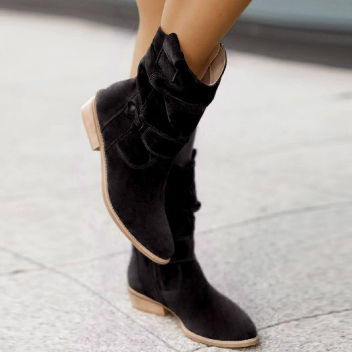 Catrina | Women's Stylish Suede Ankle Boots-Omni Prime Goods