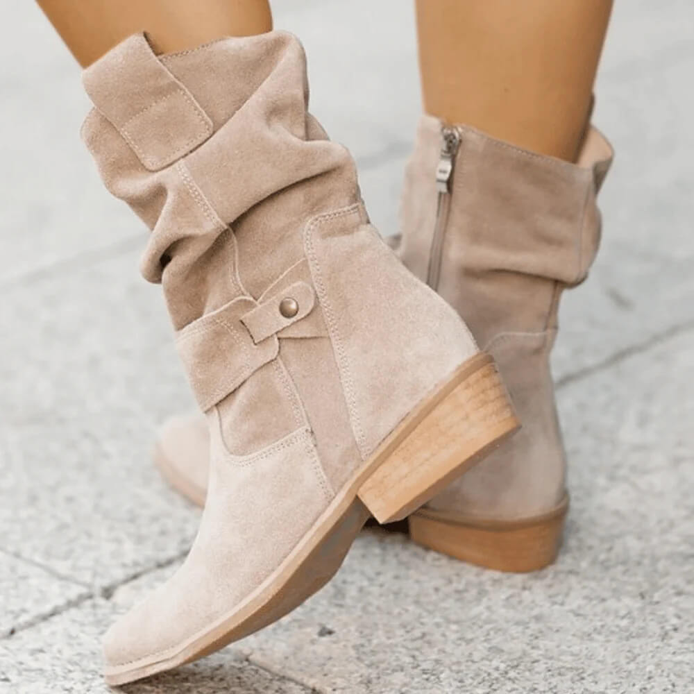Catrina | Women's Stylish Suede Ankle Boots-Omni Prime Goods
