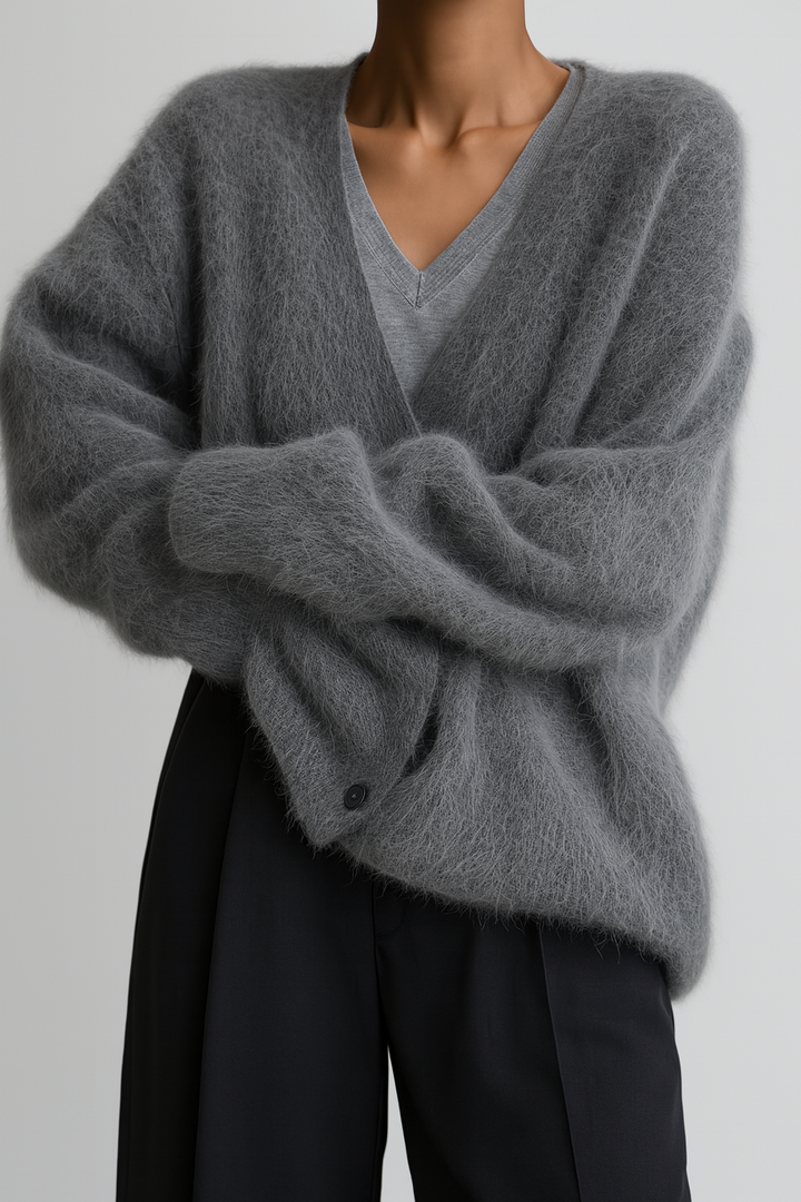 Women's Stylish Knit Cardigan | Classic Button Design