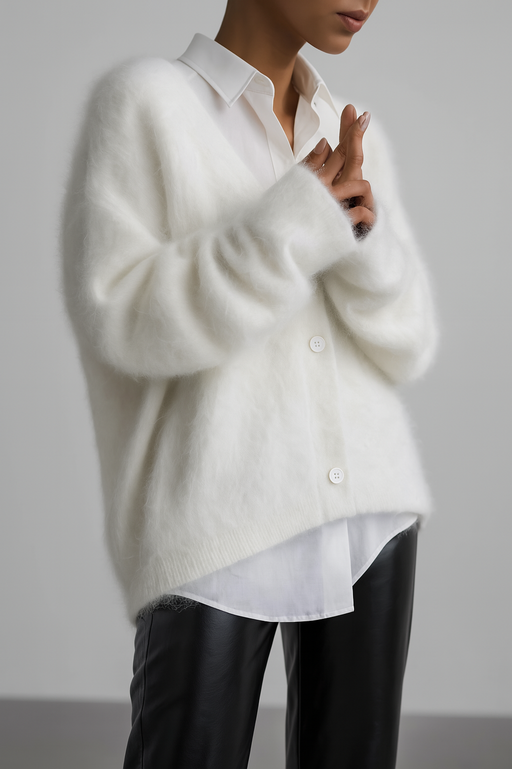 Women's Stylish Knit Cardigan | Classic Button Design