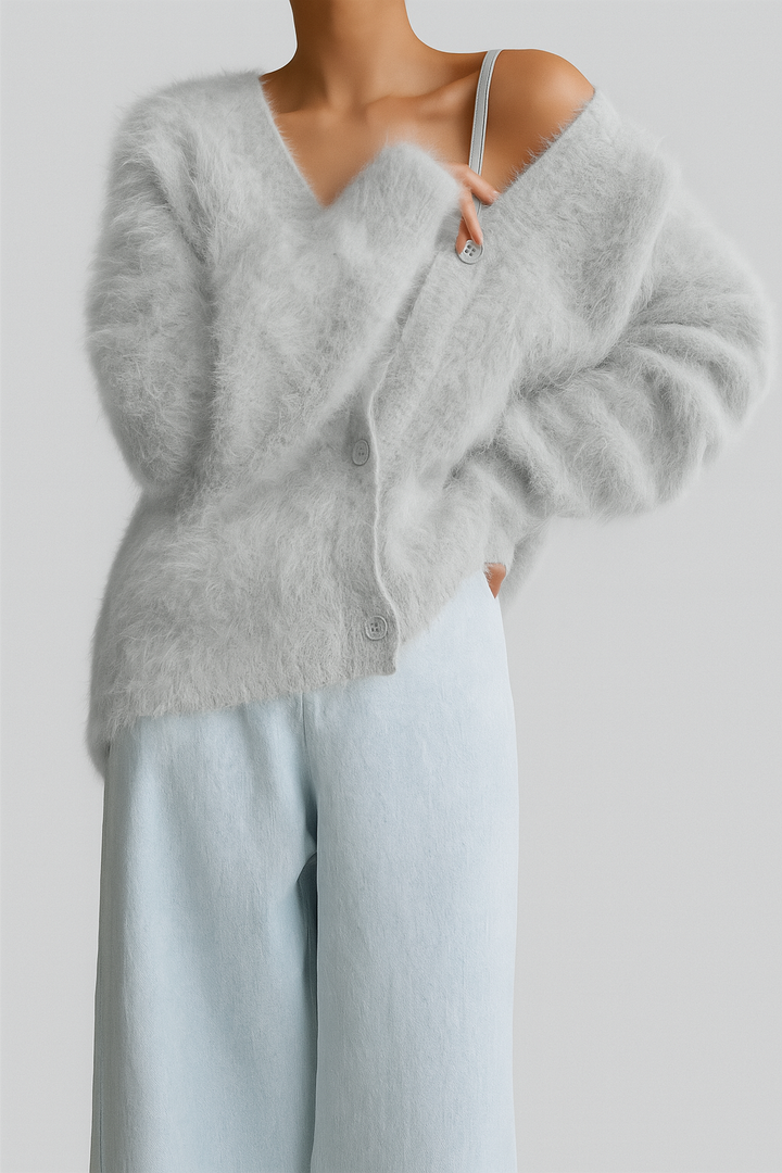 Women's Stylish Knit Cardigan | Classic Button Design