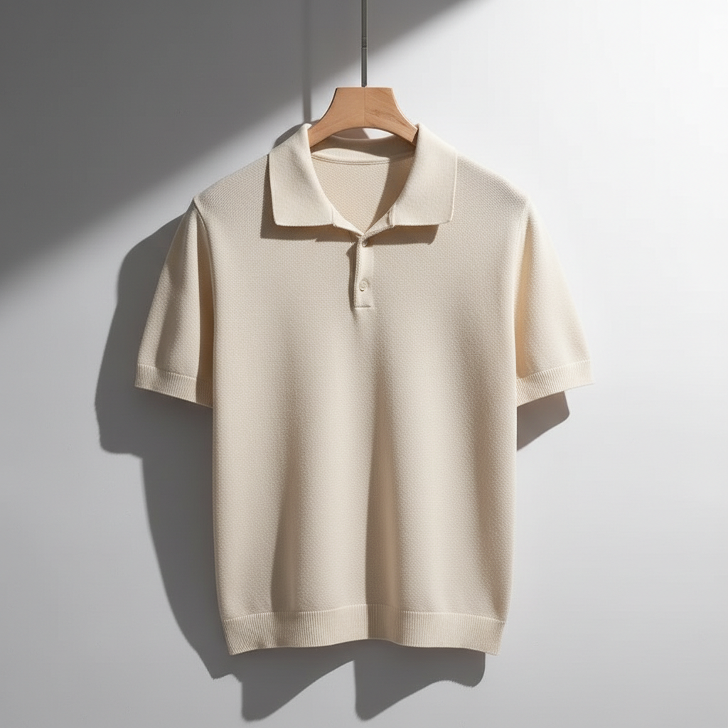 Men's Knit Polo Shirt