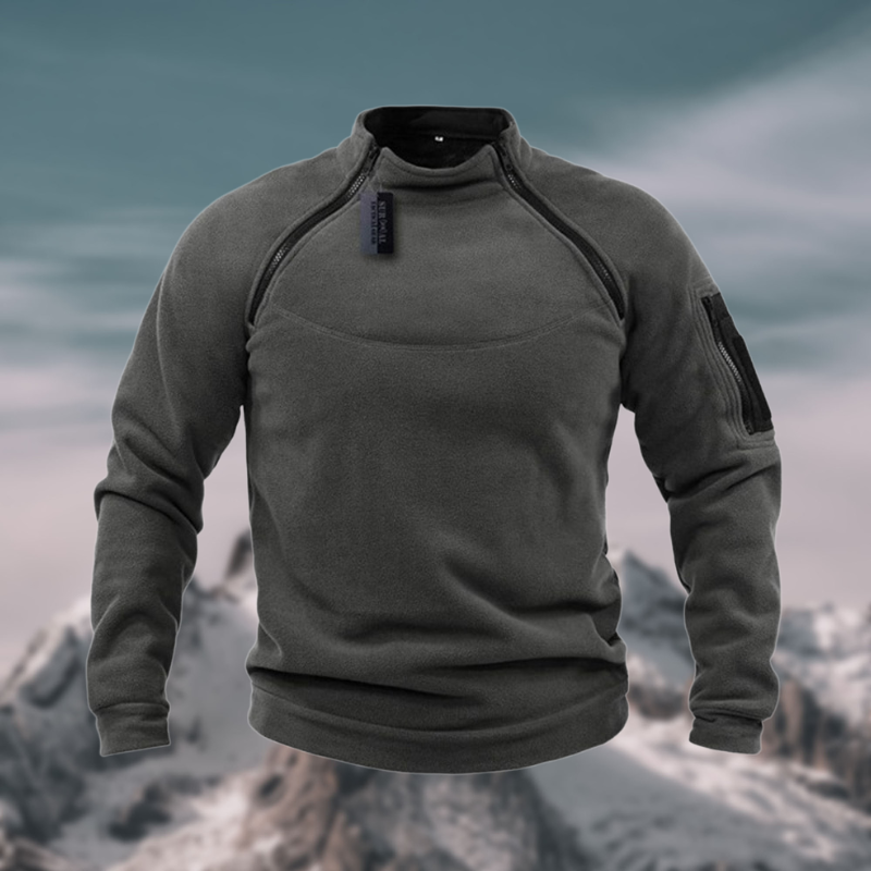Men's Windproof Tactical Fleece Pullover