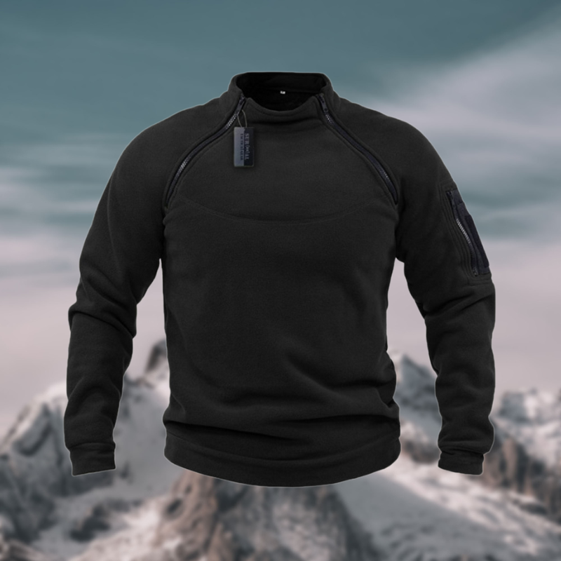 Men's Windproof Tactical Fleece Pullover