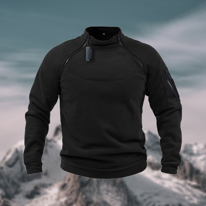 Men's Windproof Tactical Fleece Pullover