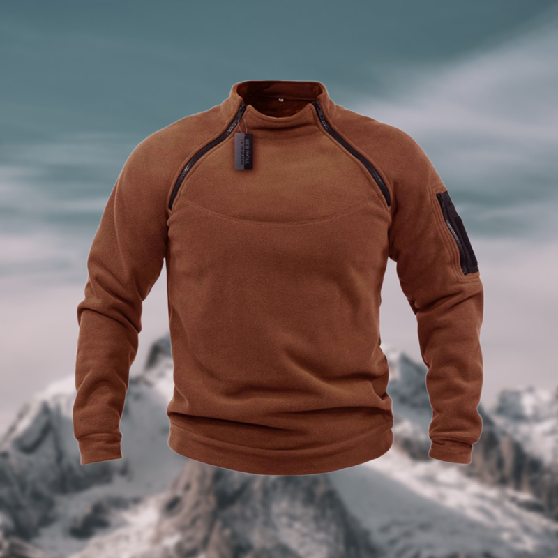 Men's Windproof Tactical Fleece Pullover