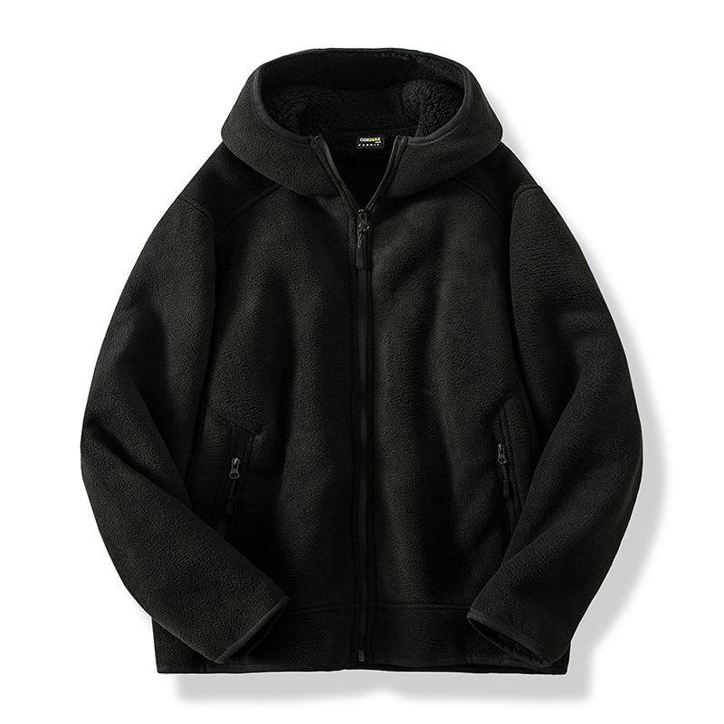 Men's Warm Fleece Jacket for Outdoor Activities