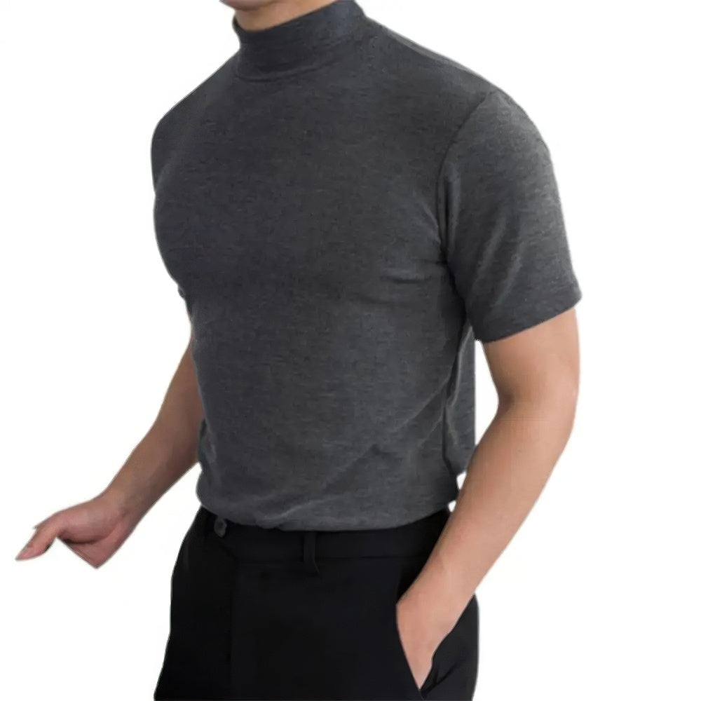 Dax | Men's Breathable Short Sleeve Turtleneck Shirt