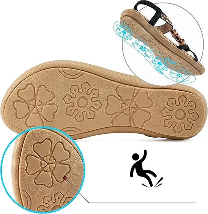 Elegant Orthopedic Flower Sandals for Women