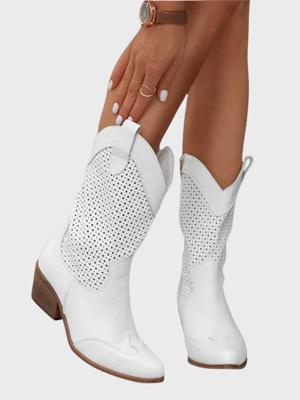 Women’s Modern Zipper Cowgirl Boots
