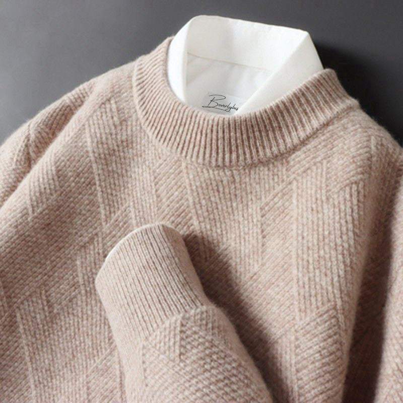 Men's Stylish Cashmere Sweater in Multiple Colors
