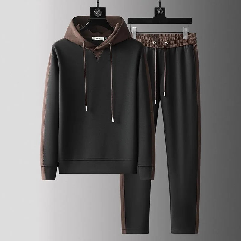 Darryl | Men's Color Block Hoodie and Tracksuit Set-Omni Prime Goods