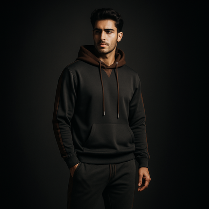 Darryl | Men's Color Block Hoodie and Tracksuit Set-Omni Prime Goods