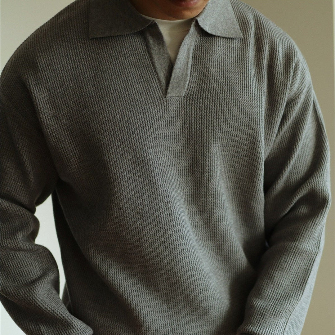 Men's Knit Polo Shirt