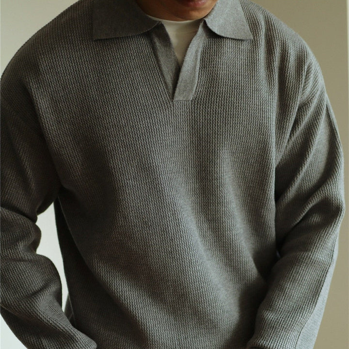 Men's Knit Polo Shirt