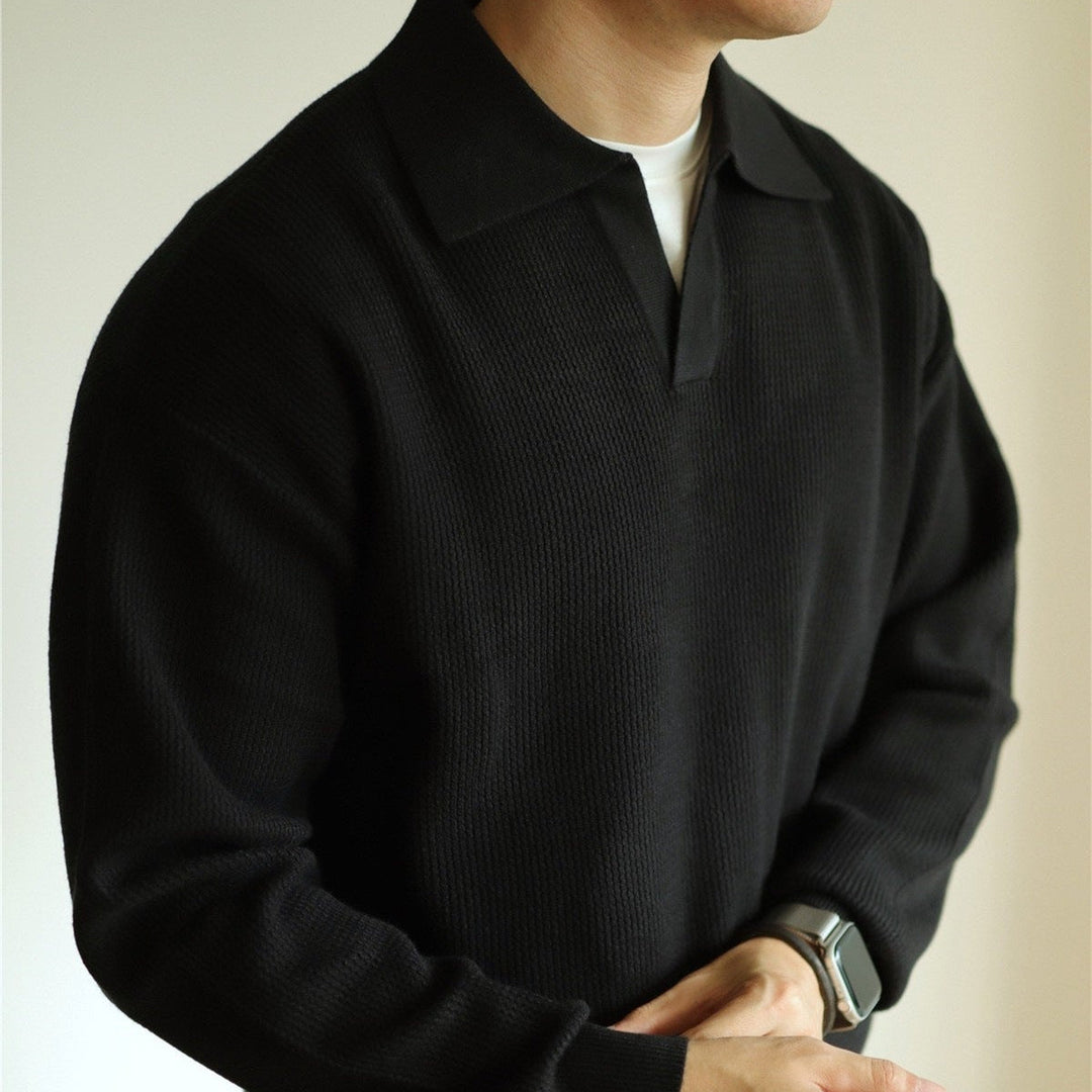 Men's Knit Polo Shirt