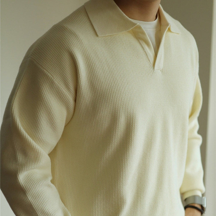 Men's Knit Polo Shirt