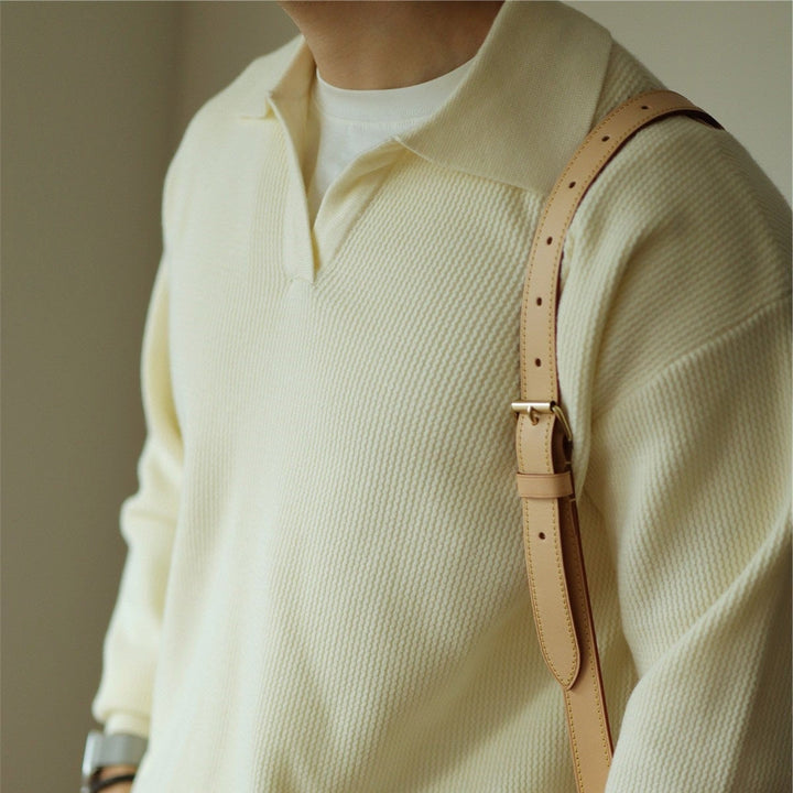 Men's Knit Polo Shirt