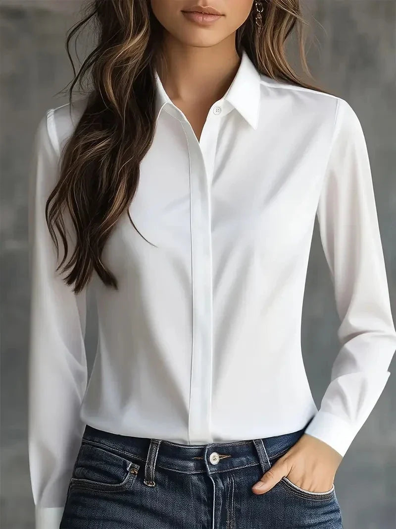 Diana | Women's Long Sleeve Blouse-Omni Prime Goods