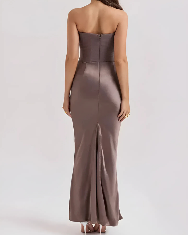 Donna | Women's Elegant Strapless Maxi Dress