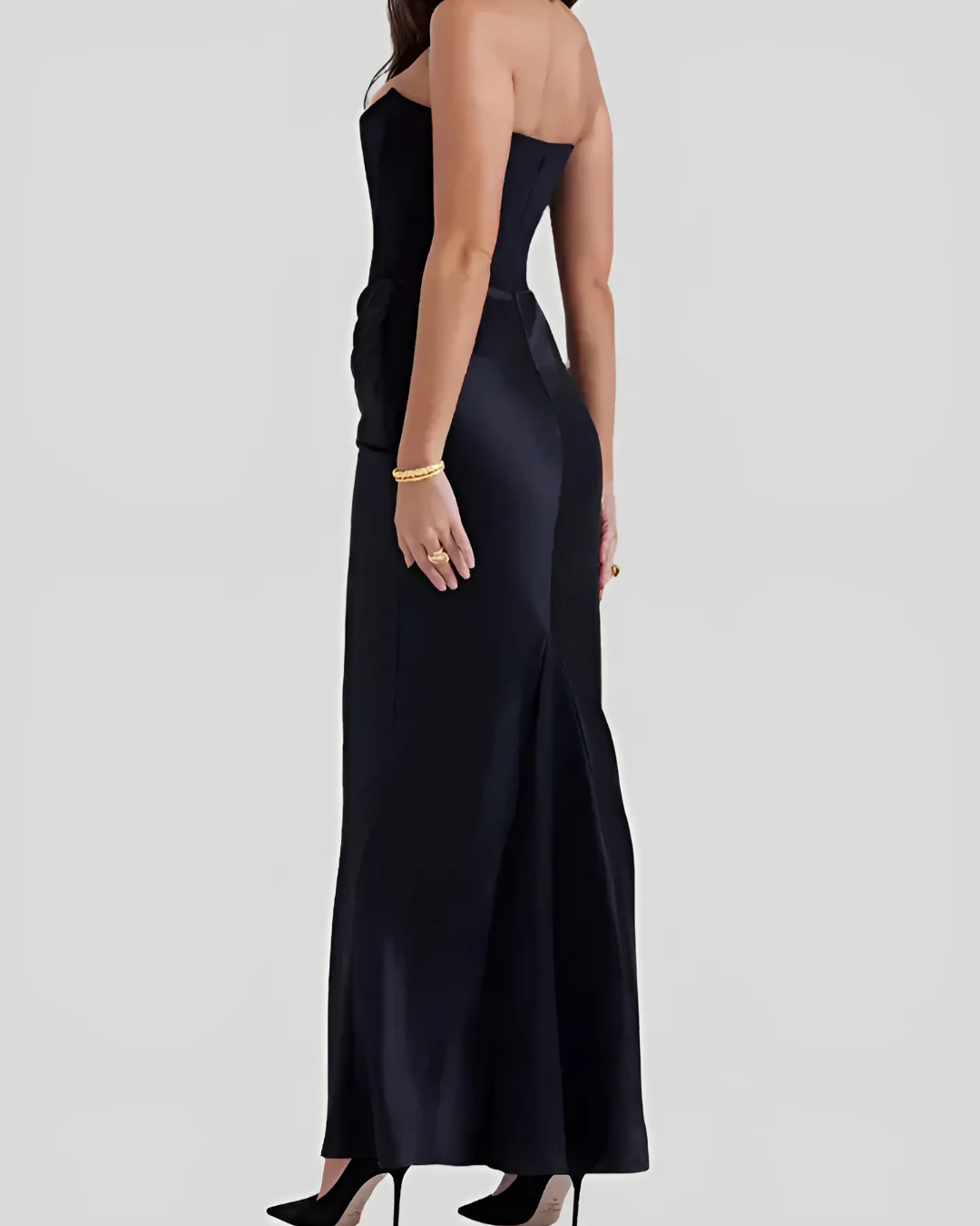 Donna | Women's Elegant Strapless Maxi Dress