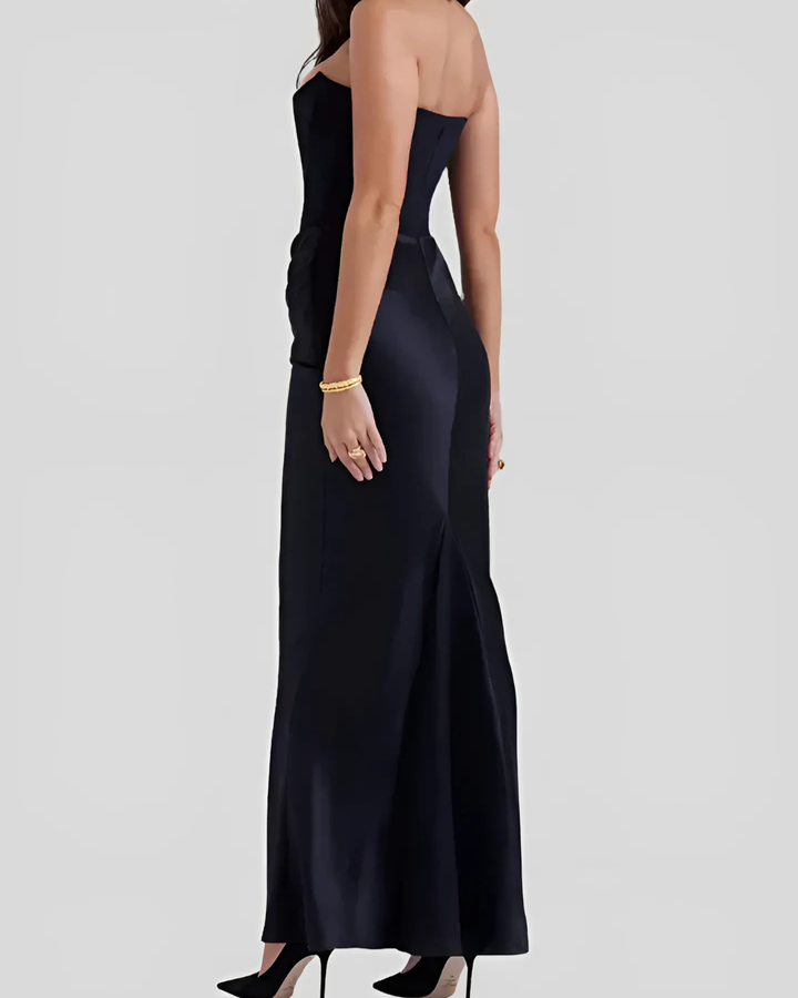 Donna | Women's Elegant Strapless Maxi Dress