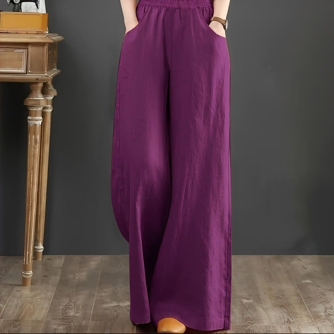Dorothy | Women's Comfy Wide-Leg Trousers-Omni Prime Goods