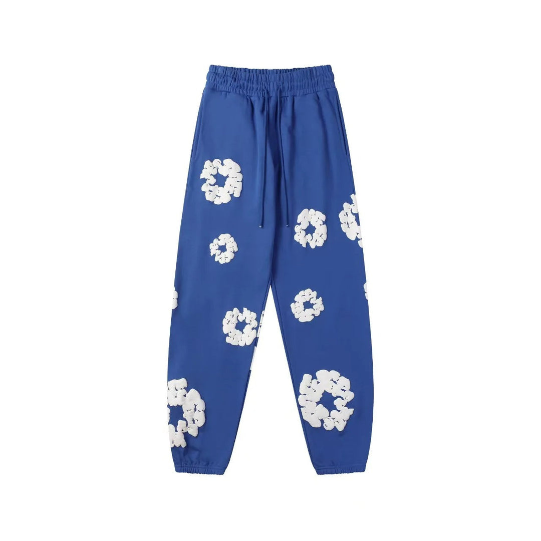 Drip Floral Joggers Unisex – Premium Streetwear Sweatpants-Omni Prime Goods